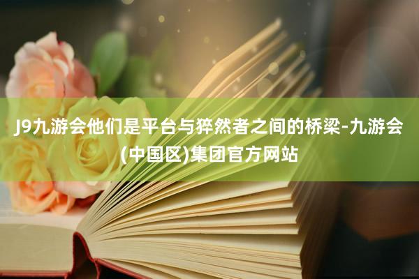 J9九游会他们是平台与猝然者之间的桥梁-九游会(中国区)集团官方网站