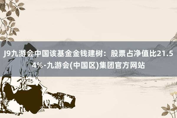 J9九游会中国该基金金钱建树：股票占净值比21.54%-九游会(中国区)集团官方网站
