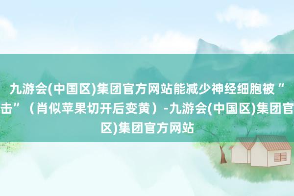 九游会(中国区)集团官方网站能减少神经细胞被“氧化袭击”（肖似苹果切开后变黄）-九游会(中国区)集团官方网站