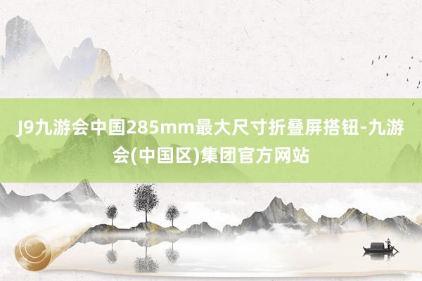 J9九游会中国285mm最大尺寸折叠屏搭钮-九游会(中国区)集团官方网站
