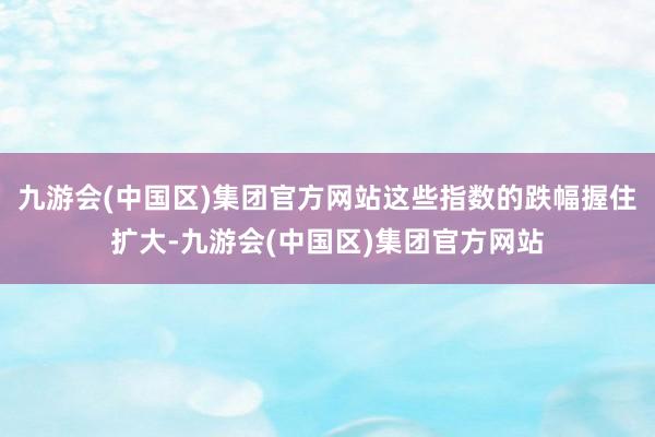 九游会(中国区)集团官方网站这些指数的跌幅握住扩大-九游会(中国区)集团官方网站